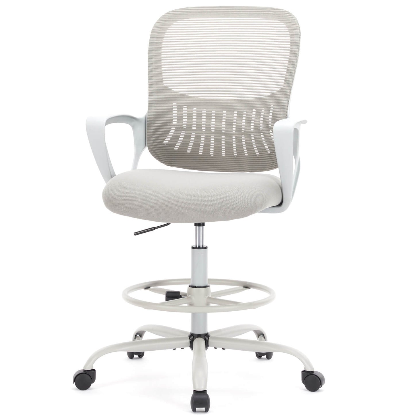 Tall Office Chair for Standing Desk with Adjustable Foot Ring,Counter Height Office Chairs