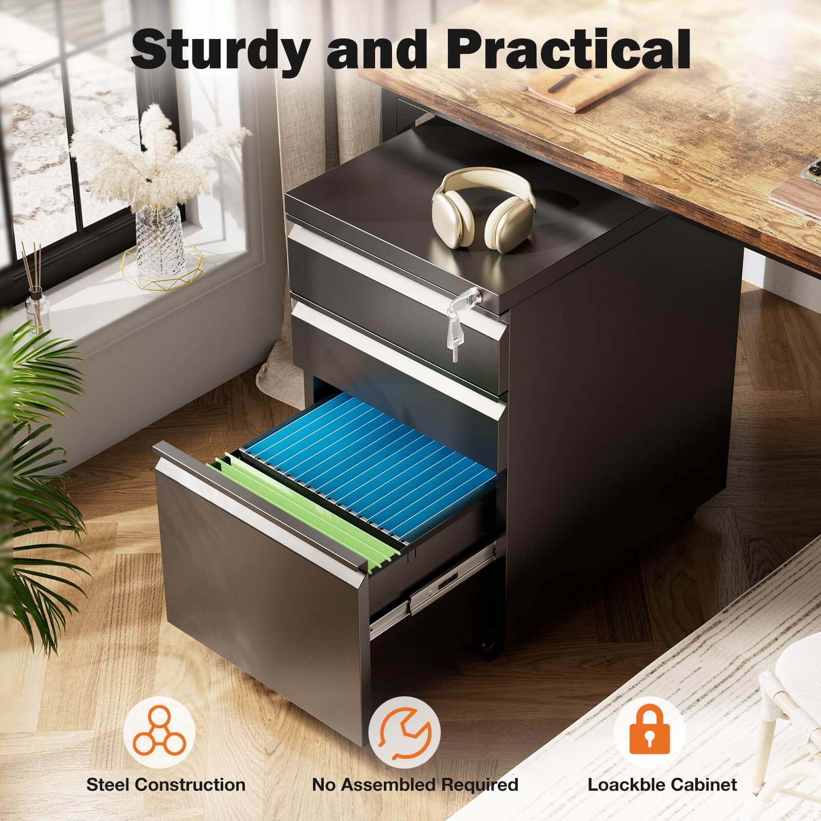 3-drawer-mobile-cabinet-lock#Color_Black