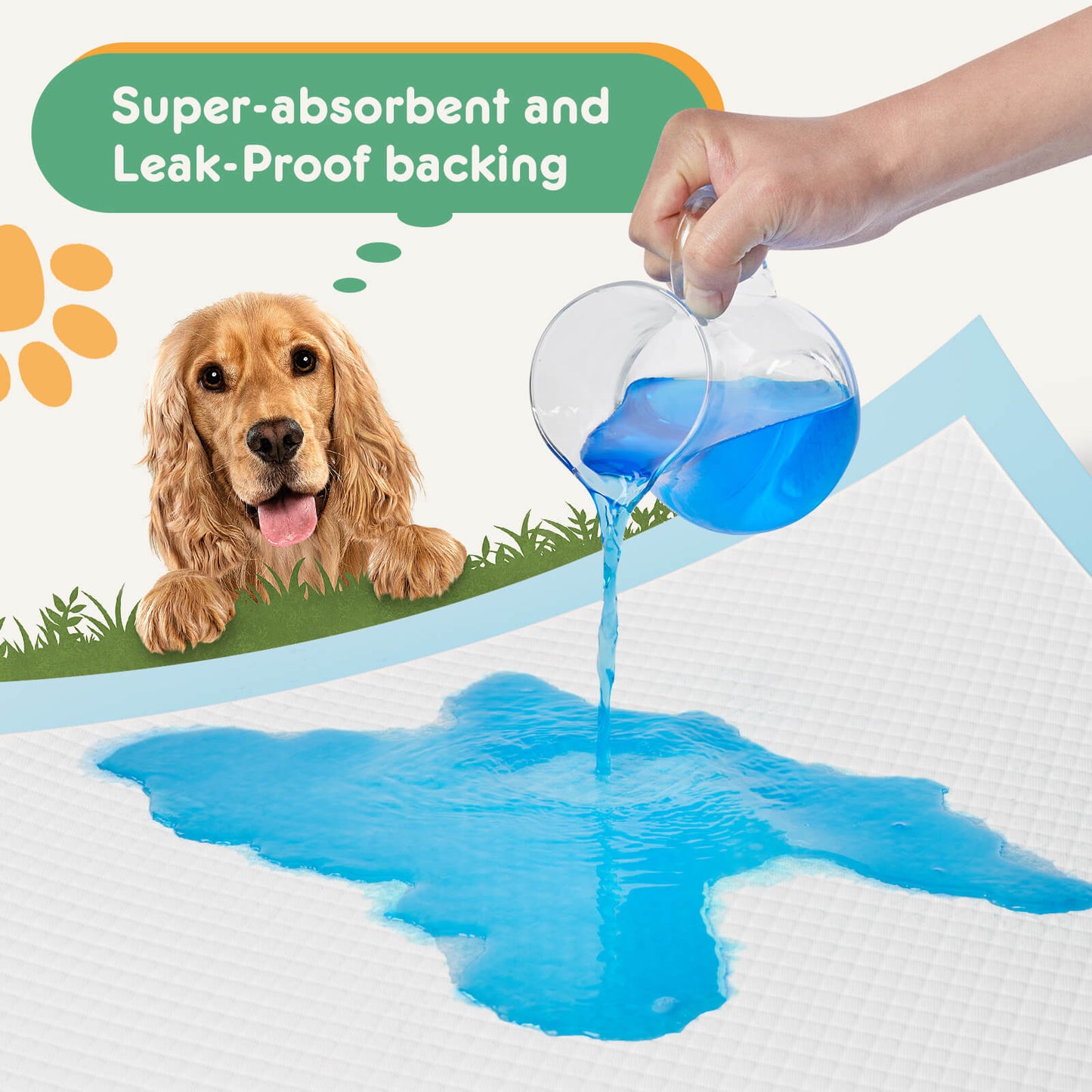 Ultra Absorbent Puppy Training Pads, Leak-Proof, Quick-Dry Surface, Perfect for Dog Pee