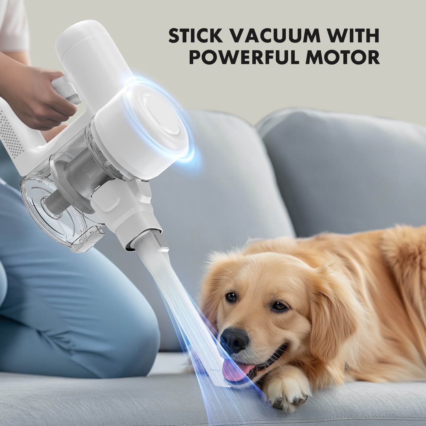 Lightweight Cordless Vacuum Cleaner,  For Home Hard Floor Carpet Pet Hair