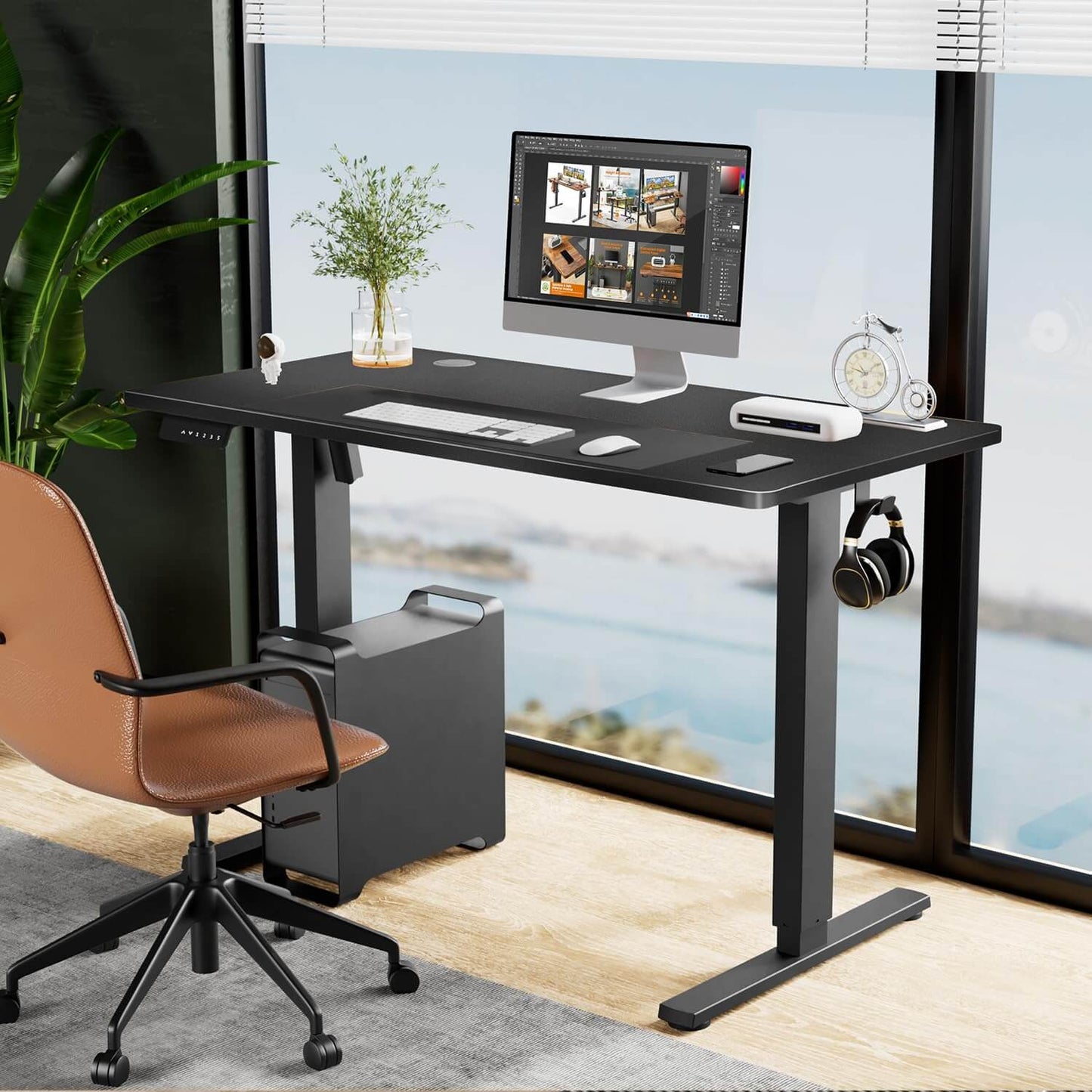 electric-adjustable-standing-desk#Color_Black#Size_48'' x 24"