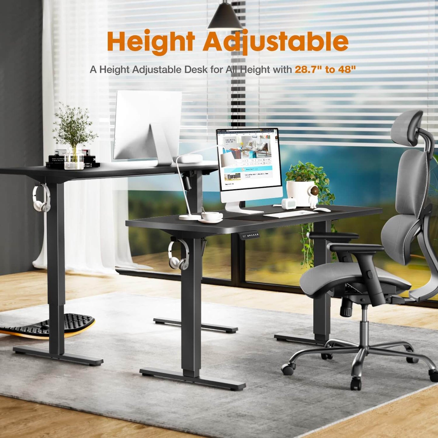 electric-adjustable-standing-desk#Color_Black#Size_55'' x 24"