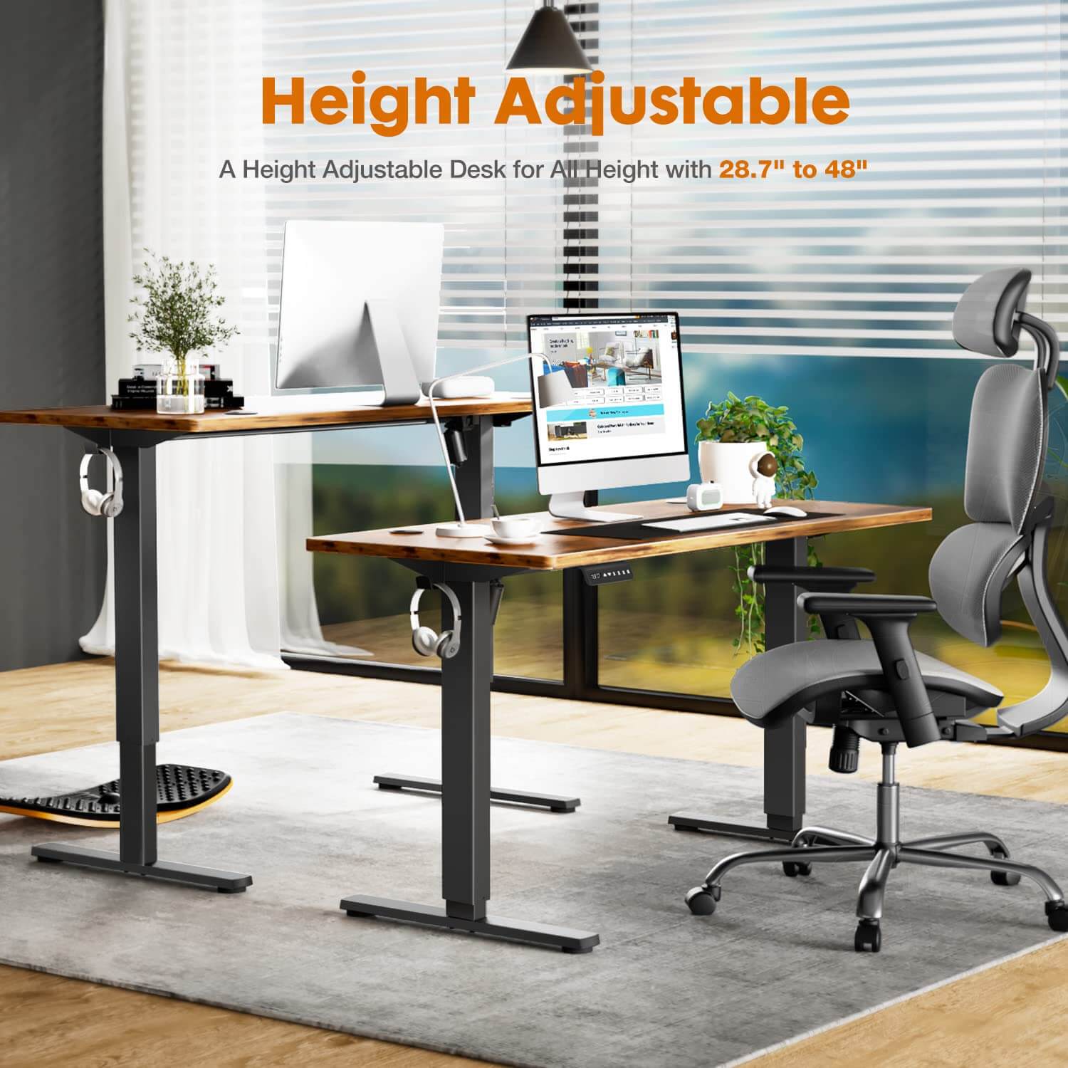 electric-adjustable-standing-desk#Color_Brown#Size_55'' x 24"