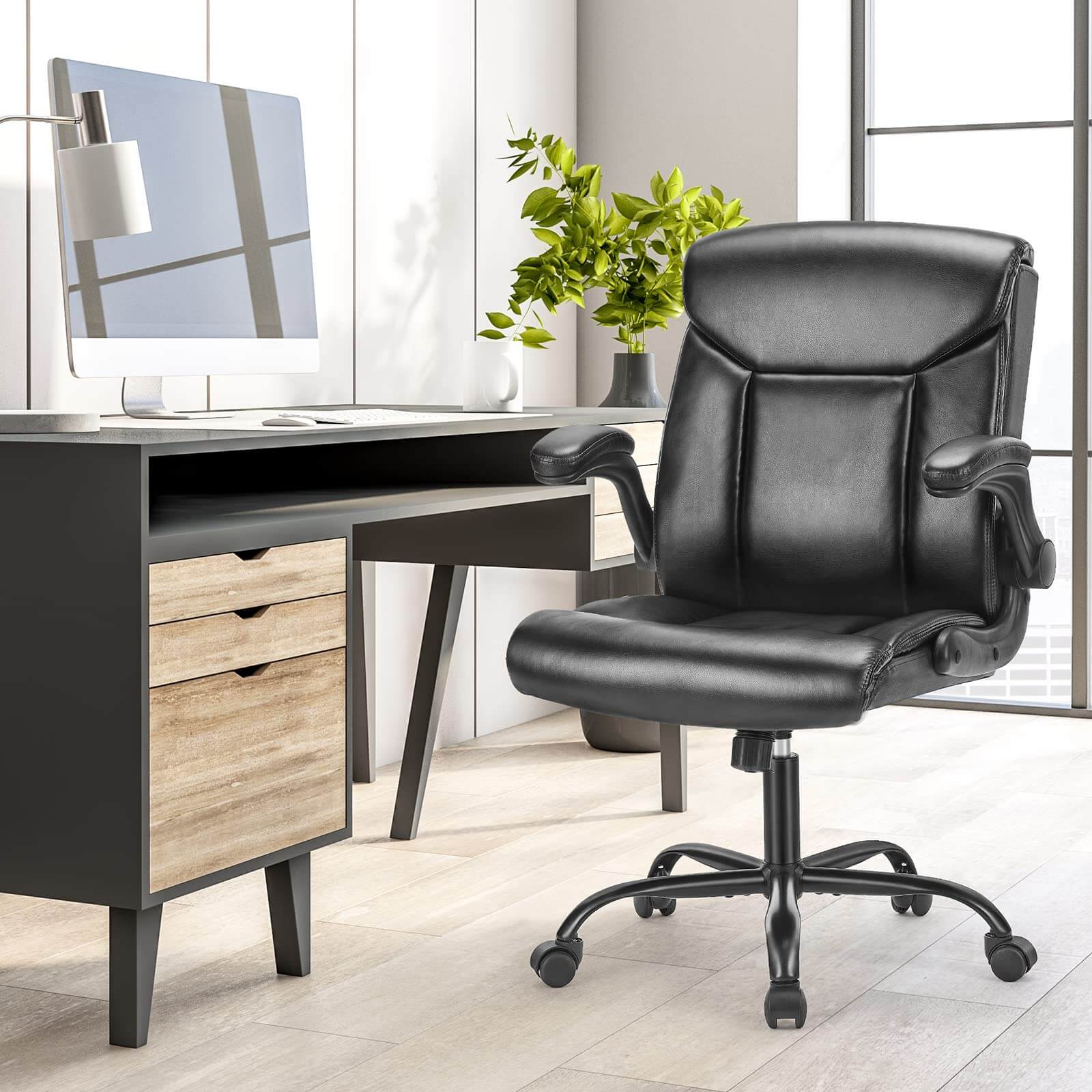 leather-adjustable-office-chair