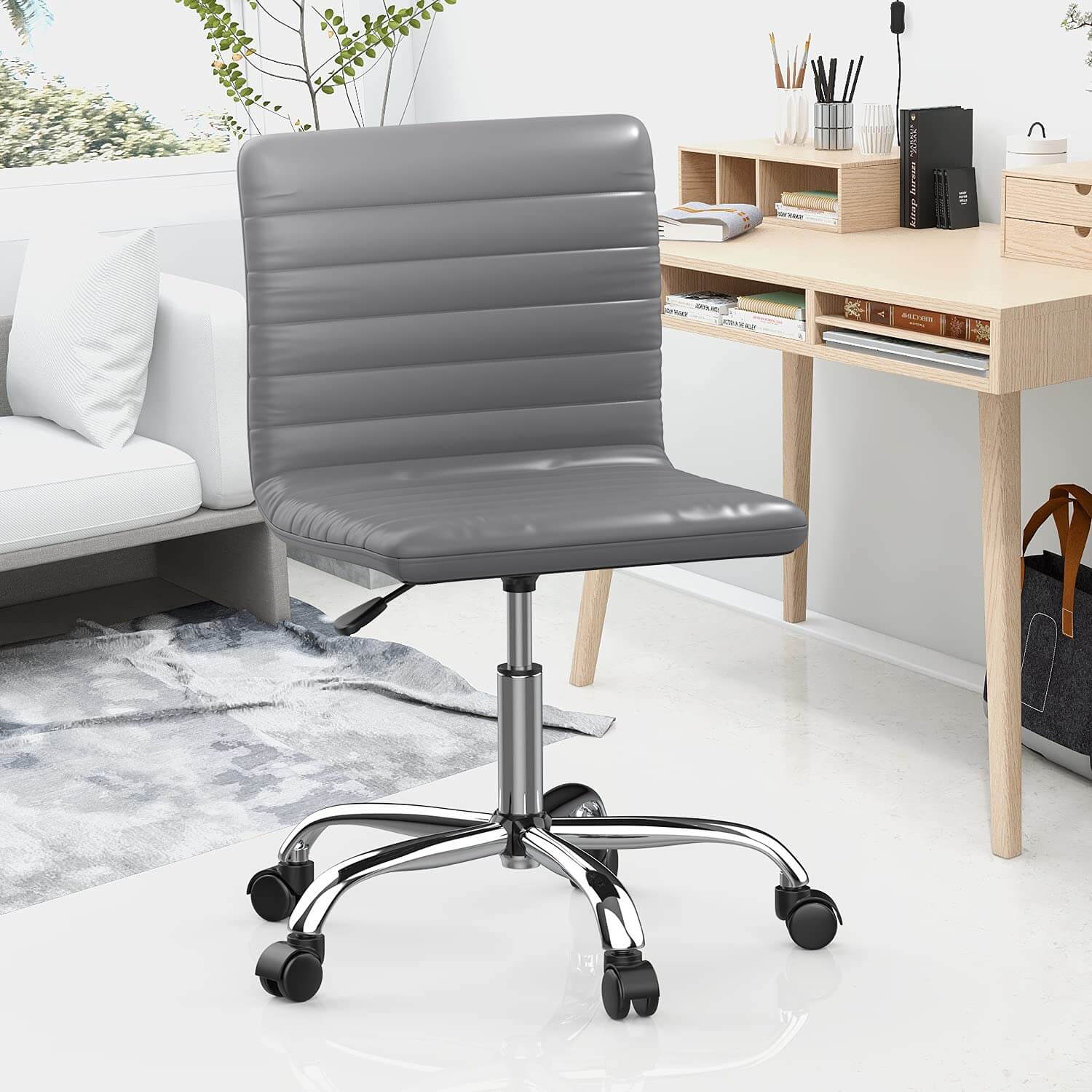 leather-swivel-office-chair-adjustable#Color_Gray