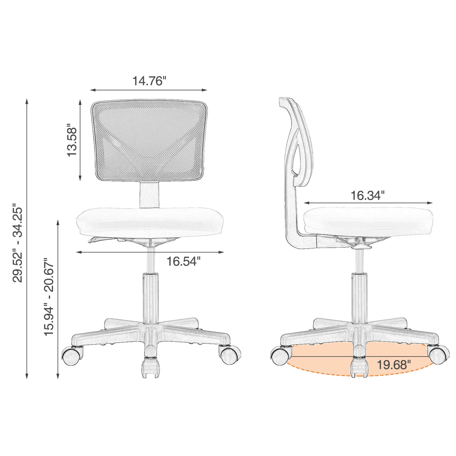 low-back-office-swivel-chair#Color_Orange