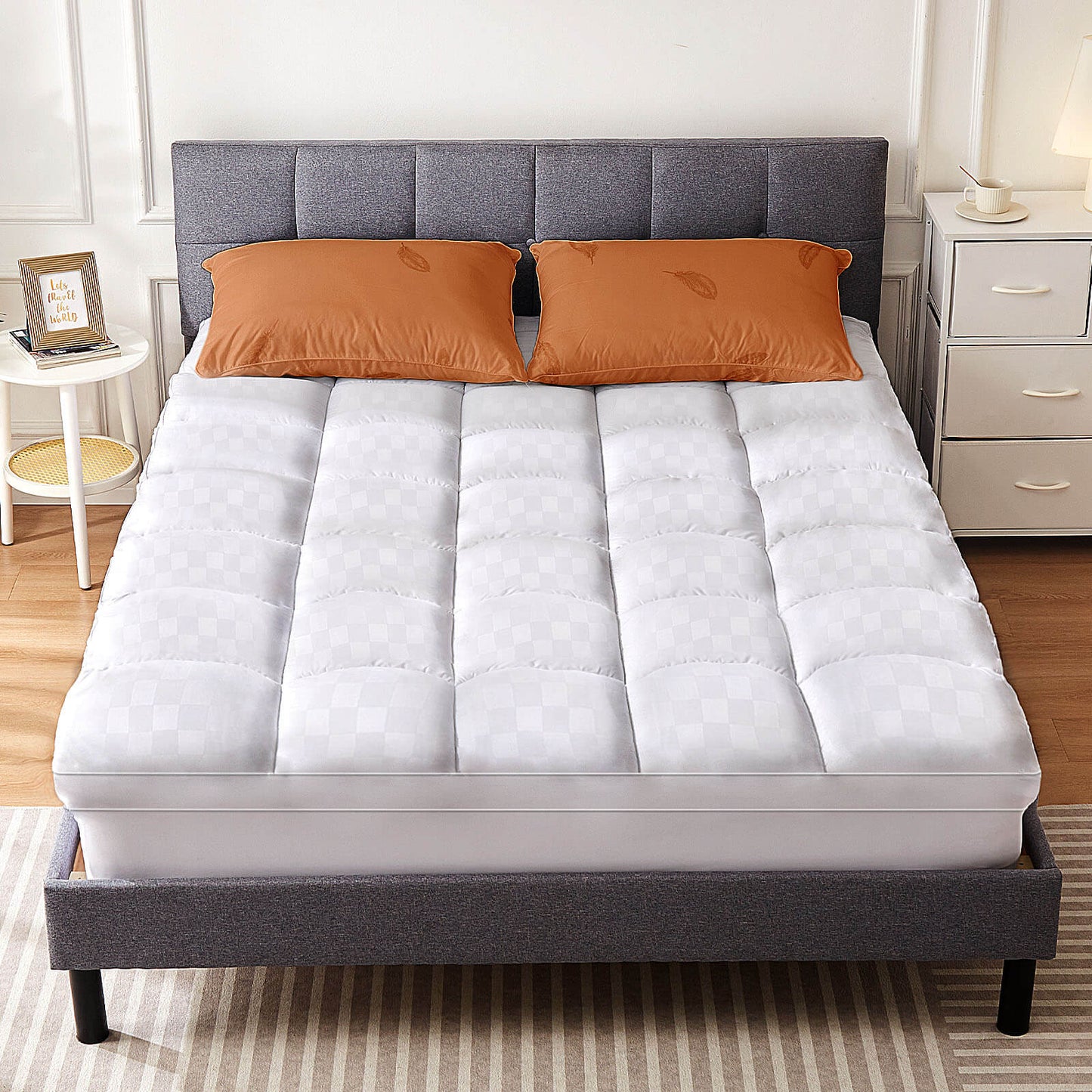 Mattress Topper Twin, Extra Thick Bed Topper for Hot Sleepers