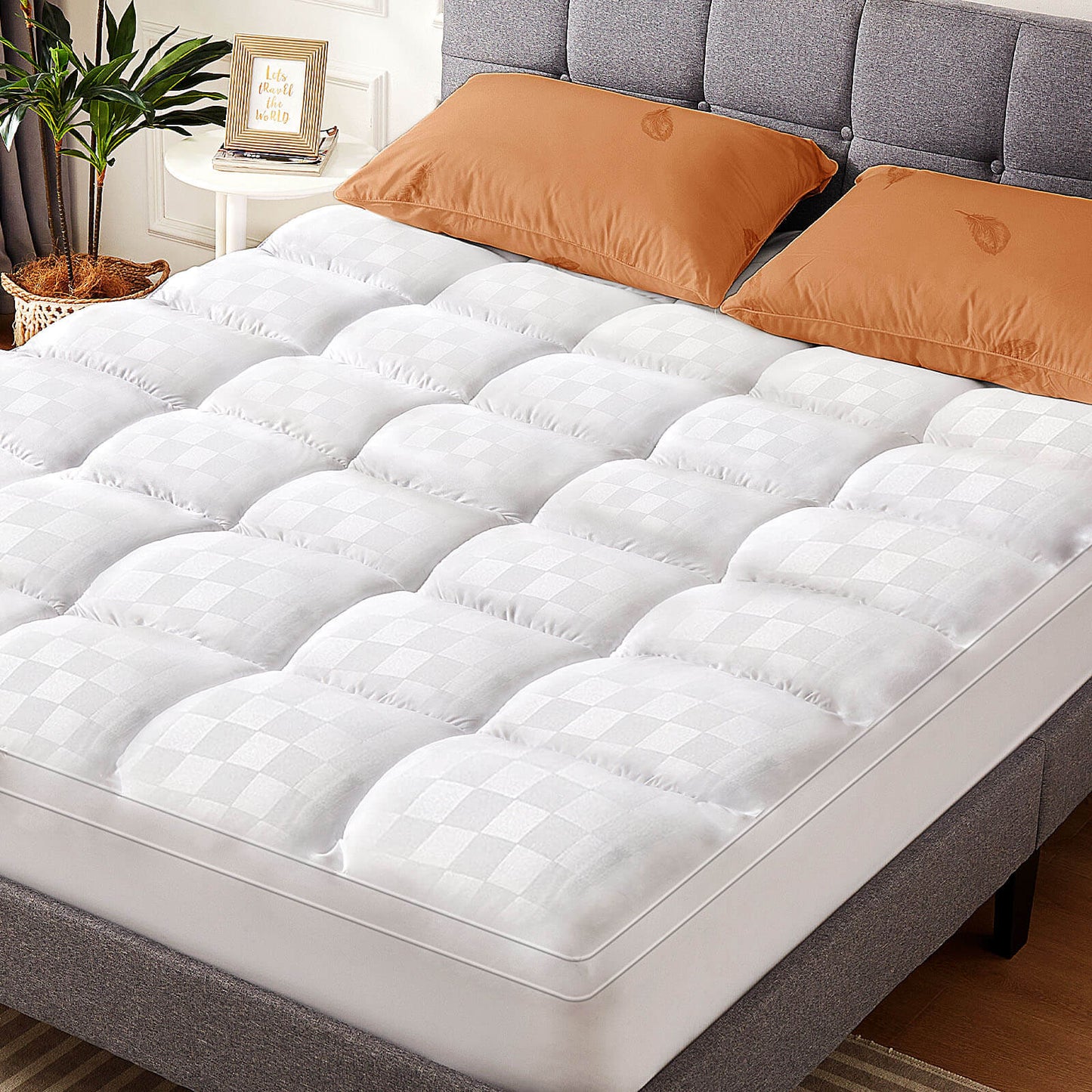 Mattress Topper Twin, Extra Thick Bed Topper for Hot Sleepers