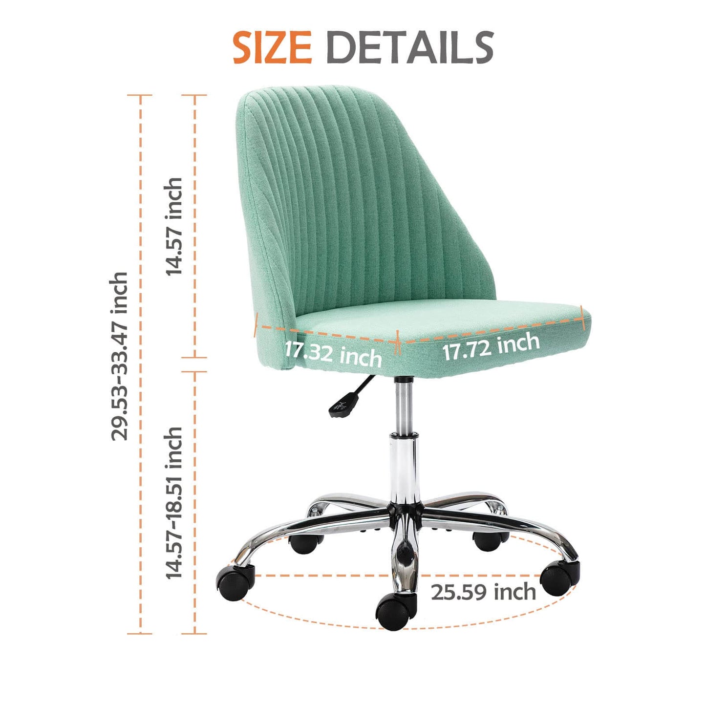 modern-adjustable-swivel-office-chairs#Color_Green