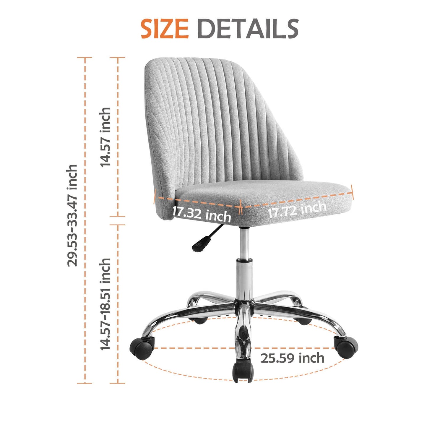 modern-adjustable-swivel-office-chairs#Color_Gray