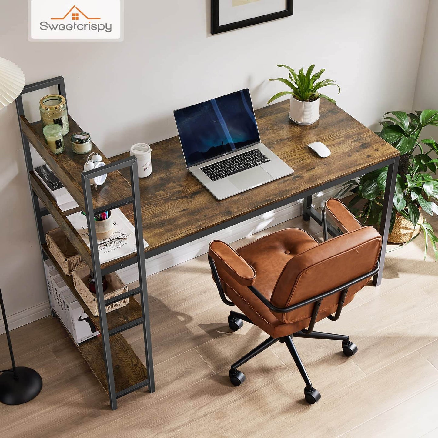 wood-office-desk-removable-shelf#Color_Brown#Size_55 Inches